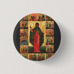 Saint Anastasia Virgin and martyr 1 Inch Round Button
