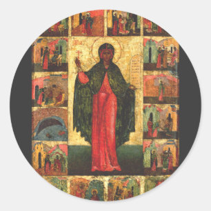 Saint Anastasia Virgin and martyr Classic Round Sticker