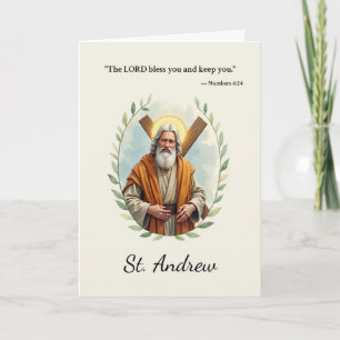 Saint Andrew God’s Peace and Blessings Scripture Card