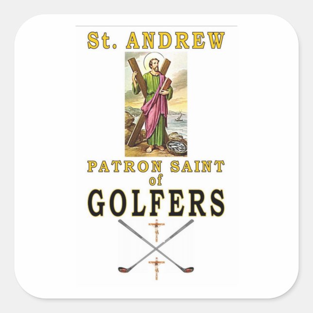 SAINT ANDREW SQUARE STICKER (Front)