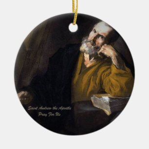 Saint Andrew The Apostle Ceramic Ornament