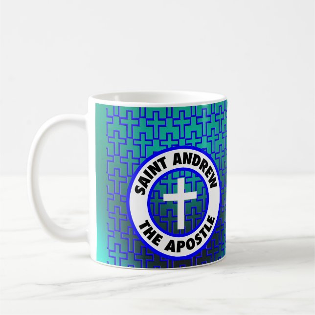 Saint Andrew the Apostle Coffee Mug (Left)