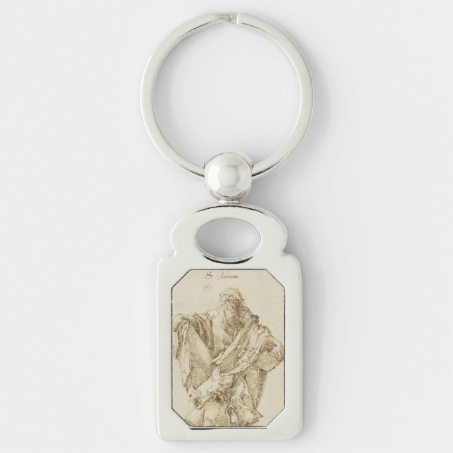 Saint Andrew the Apostle First‑Called Disciple Keychain (Front)