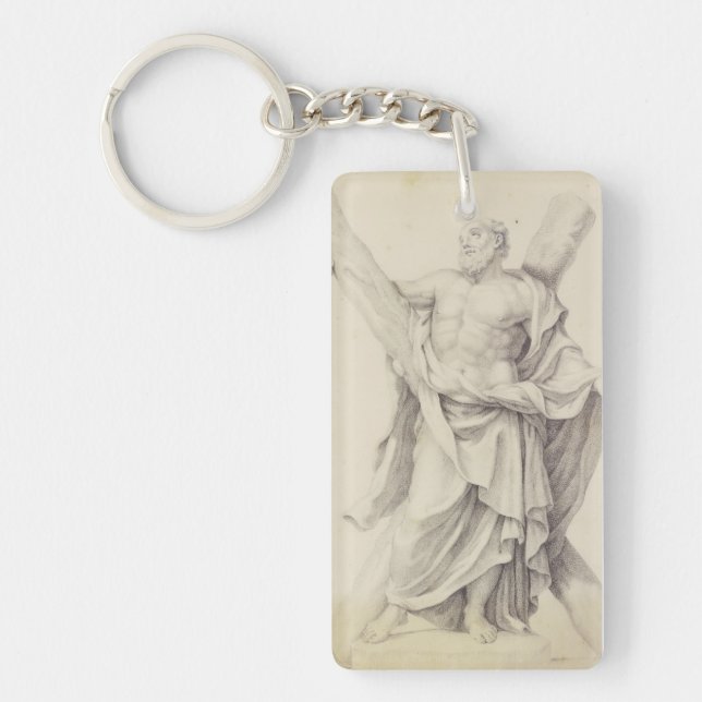 Saint Andrew the Apostle First‑Called Disciple Keychain (Front)