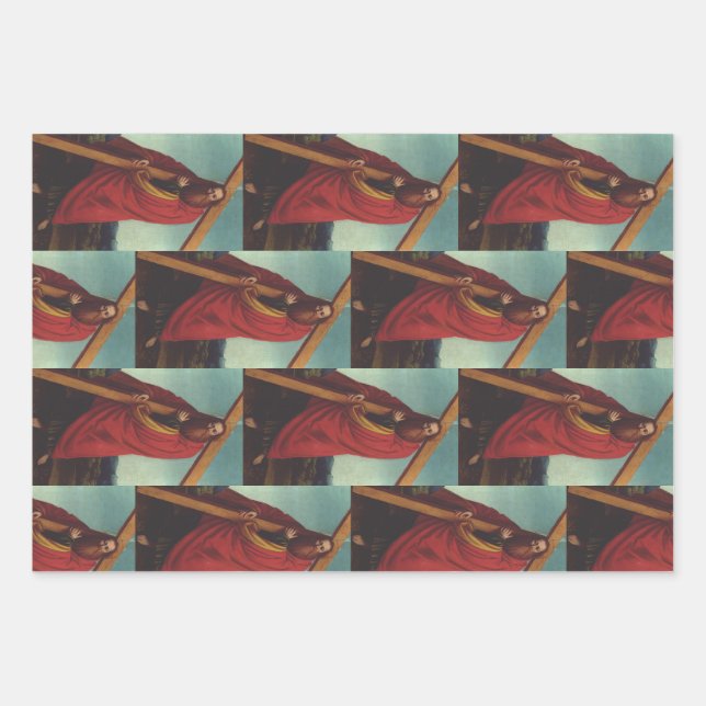 Saint Andrew the Apostle First‑Called Disciple Wrapping Paper Sheet (Front)