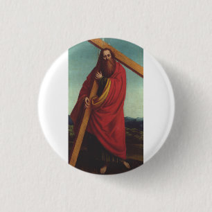 Saint Andrew the Apostle Martyr 1 Inch Round Button