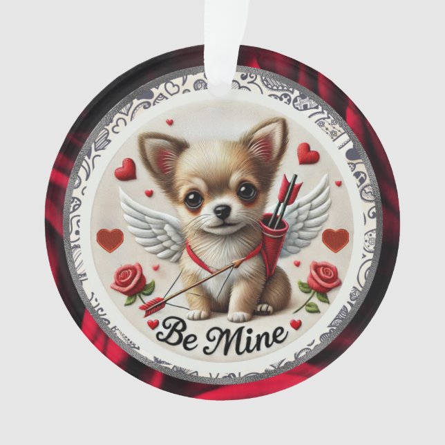 Saint Ange Chihuahua Ornement - Soyez à moi (devant)