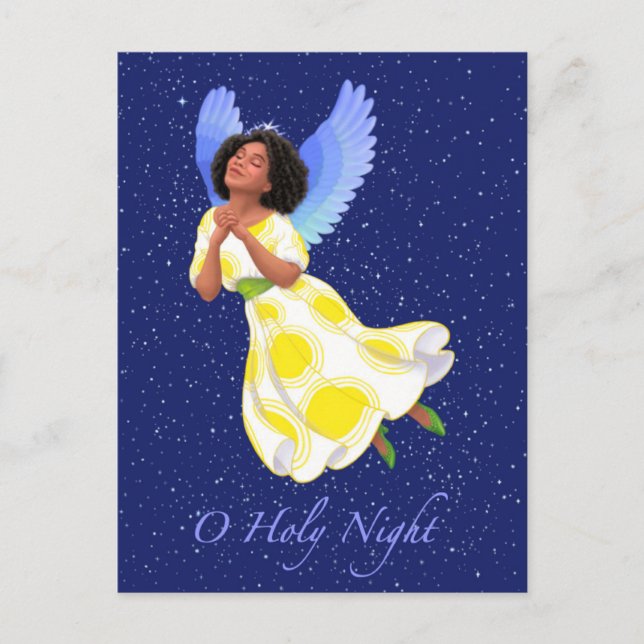 "Saint Ange de nuit." Carte postale (Devant)