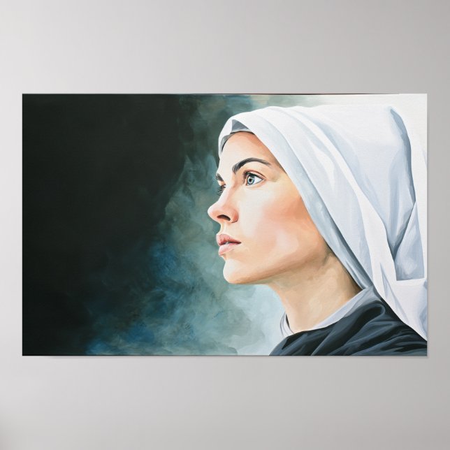 Saint Angela Merici: Light of Faith and Wisdom Poster (Front)