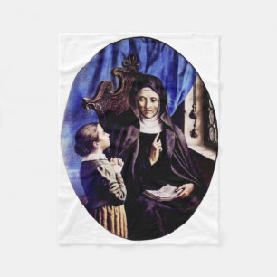 Saint Angela Merici Virgin and foundress Fleece Blanket