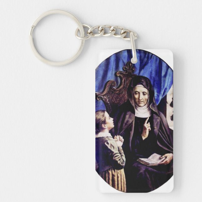Saint Angela Merici Virgin and foundress Keychain (Front)