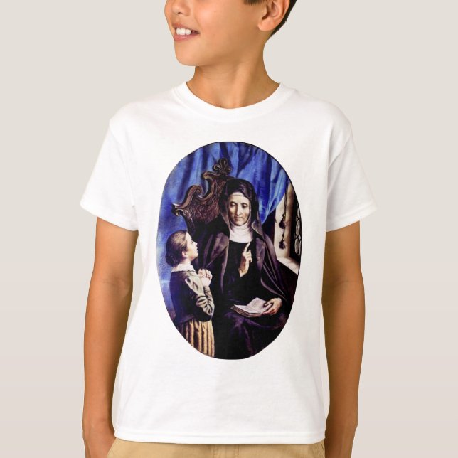Saint Angela Merici Virgin and foundress T-Shirt (Front)