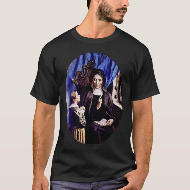 Saint Angela Merici Virgin and foundress T-Shirt (Front)