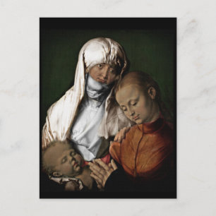 Saint Anne Admiring Baby Jesus Postcard