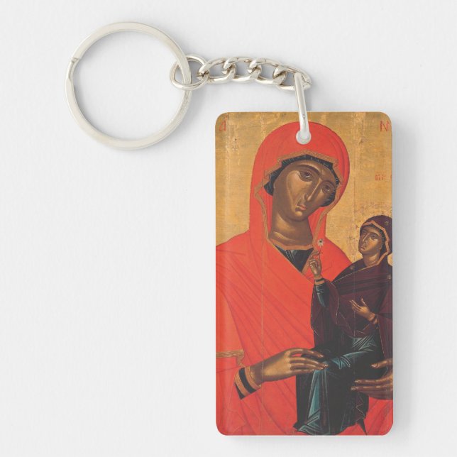 Saint Anne with the Virgin Mary Keychain (Front)