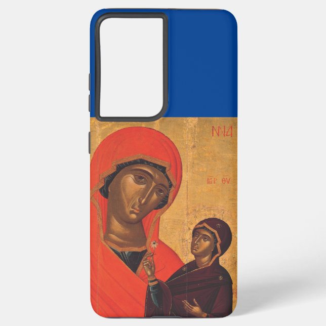 Saint Anne with the Virgin Mary Samsung Galaxy S21 Ultra Case (Back)