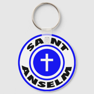 Saint Anselm Keychain