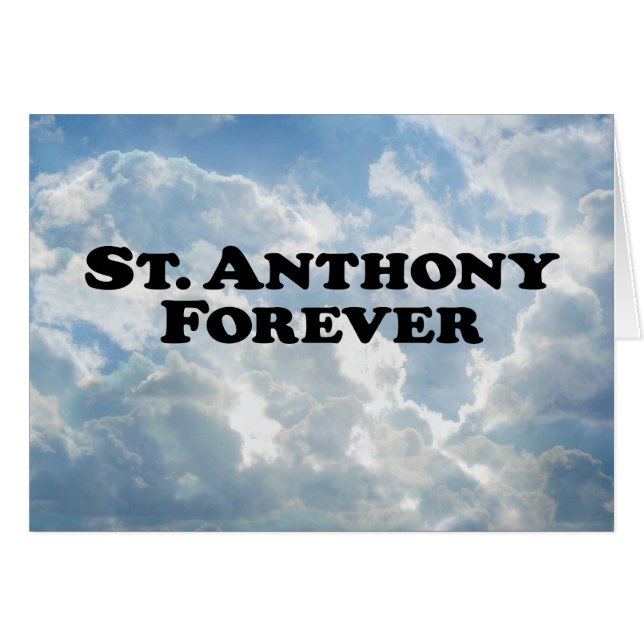 Saint Anthony Forever - Basic (Devant horizontal)