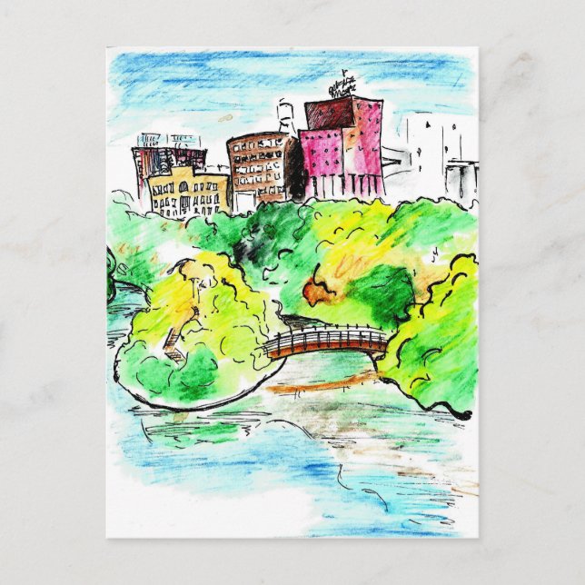 Saint Anthony Main, Minneapolis, MN Postcard (Front)