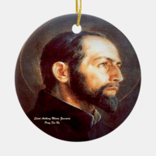 Saint Anthony Maria Zaccaria Ceramic Ornament