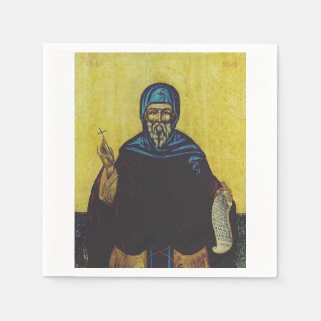 Saint Anthony of Egypt Napkin (Front)