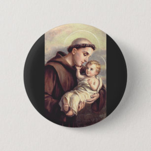 Saint Anthony of Padua 2 Inch Round Button