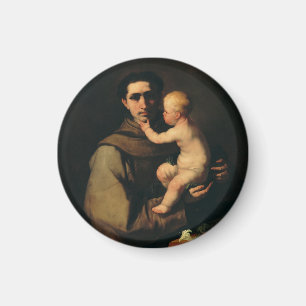 Saint Anthony of Padua by Luca Giordano  Magnet