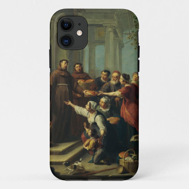 Saint Anthony of Padua by Willem van Herp Case-Mate iPhone Case (Back)