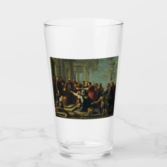 Saint Anthony of Padua by Willem van Herp Glass (Front)