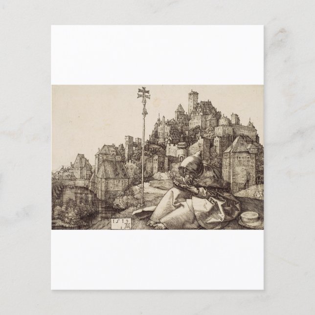 Saint Anthony Reading by Albrecht Durer (Front)
