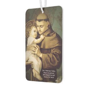 Saint Anthony Restoration Prayer of Lost Items Air Freshener