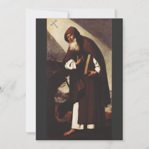 Saint Anthony the Abbot Invitation