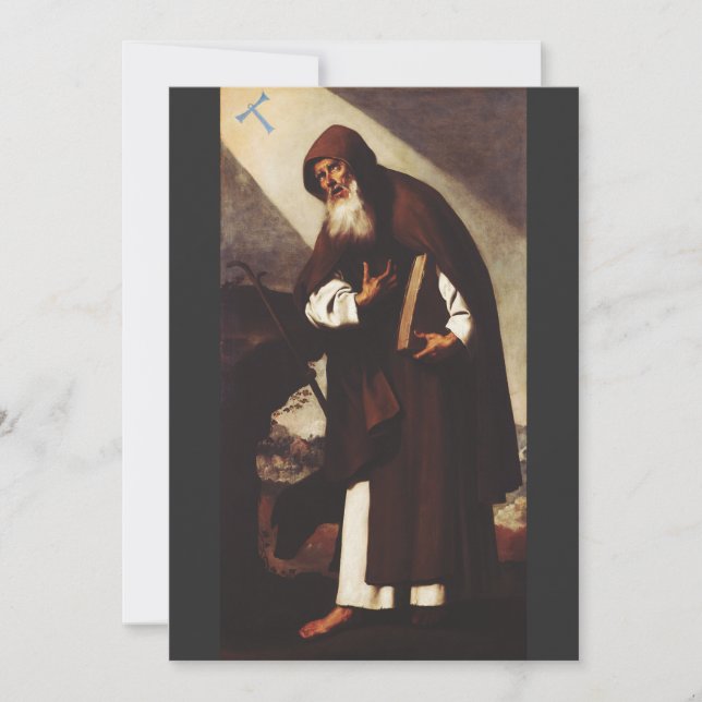 Saint Anthony the Abbot Invitation (Front)