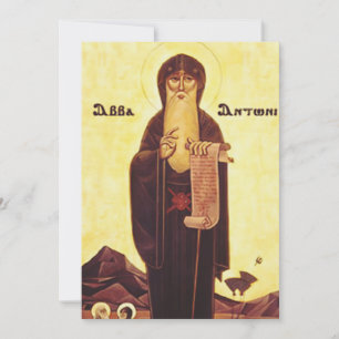 Saint Anthony the Great Holiday Card