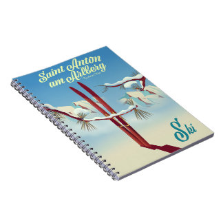 Saint Anton am Arlberg, Tyrolean Alps, Austria Ski Notebook