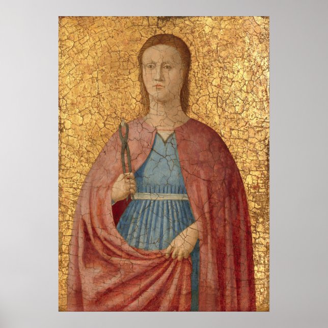 Saint Apollonia - Poster d'art artistique Piero Fr (Devant)