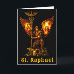 Saint Archangel Raphael Christian Art Faith  Card<br><div class="desc">Saint Archangel Raphael Christian Art Faith</div>