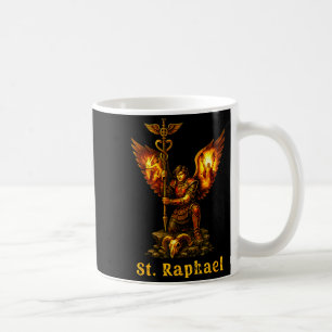 Saint Archangel Raphael Christian Art Faith Coffee Mug