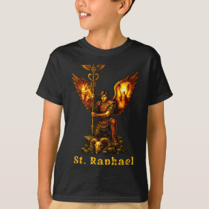 Saint Archangel Raphael Christian Art Faith  T-Shirt