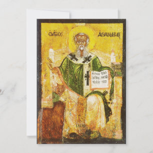 Saint Athanasius of Alexandria Holiday Card