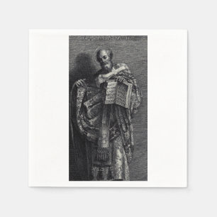 Saint Athanasius of Alexandria Pope and Patriarch Napkin