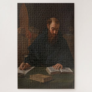Saint Augustine (1600) by Caravaggio Jigsaw Puzzle