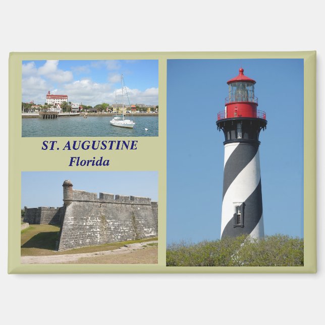 Saint Augustine, aimant Floride (Recto)