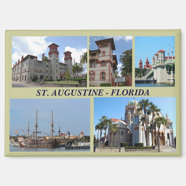 Saint Augustine, aimant Floride (Recto)