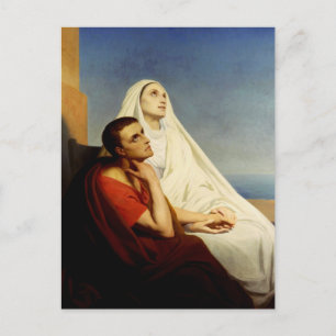 Saint Augustine and Saint Monica Postcard