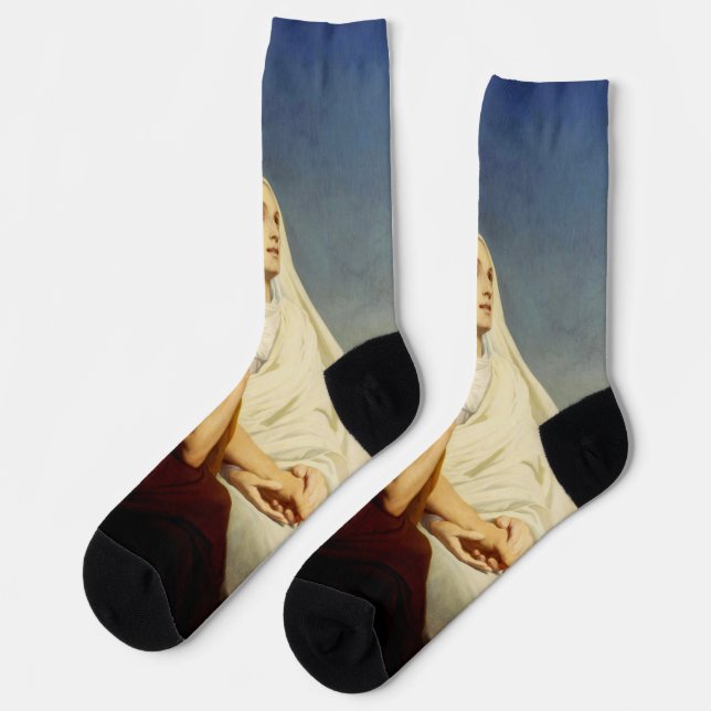 Saint Augustine and Saint Monica Socks (Left)