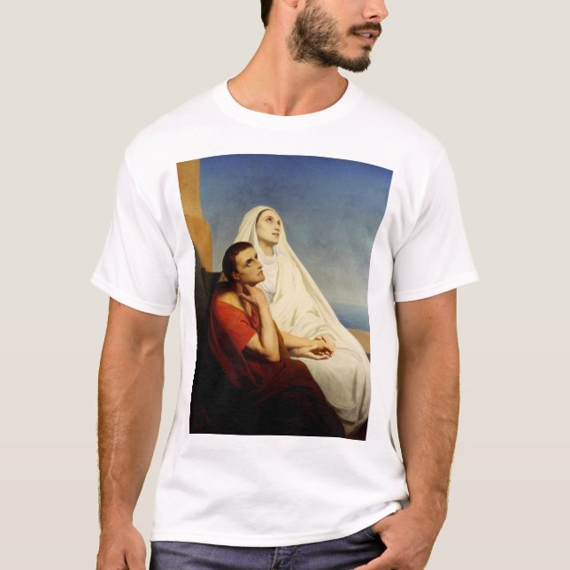 Saint Augustine and Saint Monica T-Shirt (Front)