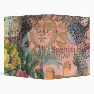 saint augustine florida travel antique art binder