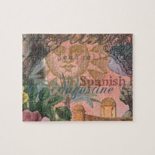 saint augustine florida travel antique art jigsaw puzzle