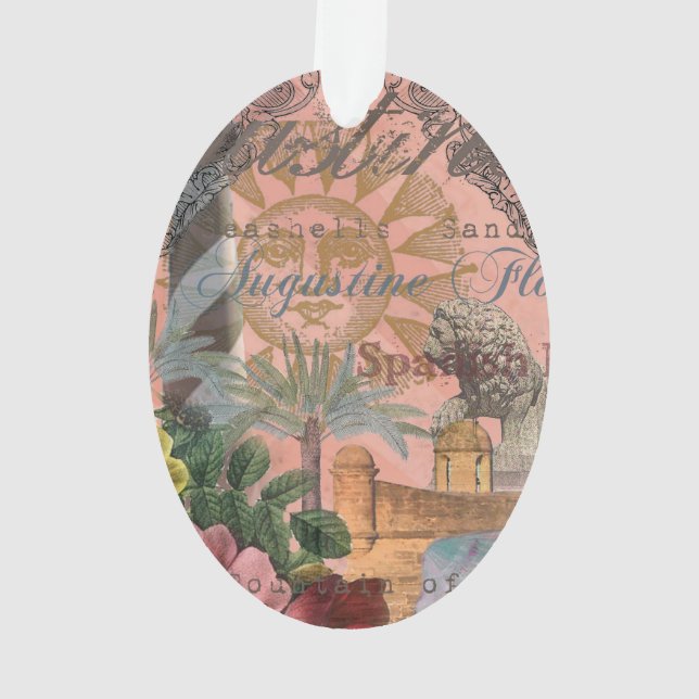 saint augustine florida voyage art antique (dos)